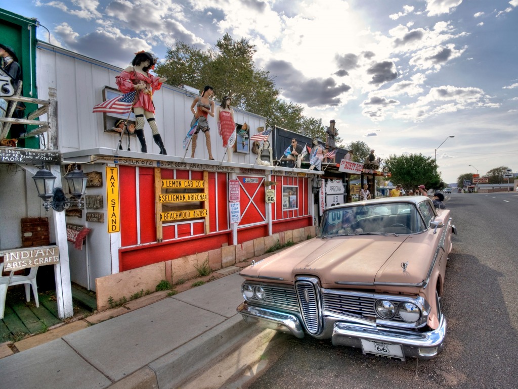 Seligman, Arizona jigsaw puzzle in Paysages urbains puzzles on TheJigsawPuzzles.com
