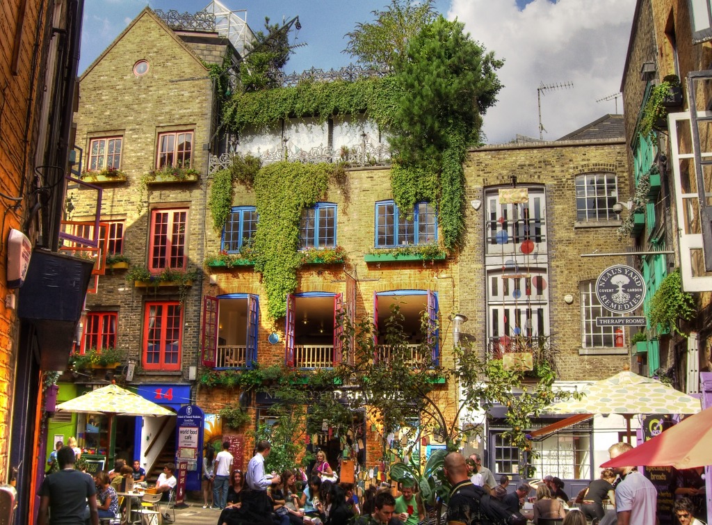 Neal's Yard jigsaw puzzle in Puzzle of the Day puzzles on TheJigsawPuzzles.com